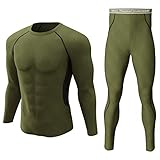 Thermal Underwear Set Winter Hunting Gear Sport Long Johns Base Layer Bottom Top