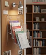 Deflecto Countertop 4 Tier A5 Portrait Literature Holder Black view 11