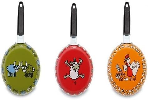 Valira Kukuxumusu 4474/23, Frying Pans with Teflon Surface 14 cm ( Assorted)