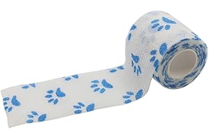 Self Adhesive Wrap Bandage Tape Pet Flexible Cartoon Printed First Aid 5cmx4.5m Practical Treatment