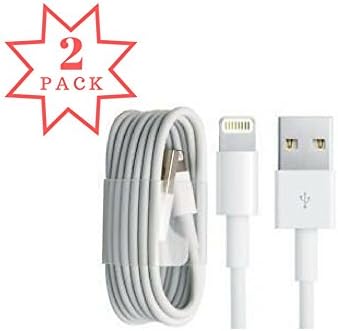 Razec Lightning Cable Charging Cables USB Charger Cord, Compatible With iPhone 5,5s,5c,6,6s,6 plus,6s plus,iPad and iPod 6Ft/2m 2-Pack Iphone Cable