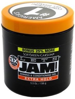 Lets Jam Shine & Conditioner Gel Extra Hold 118 ml Jar (Case of 6) by Let's Jam