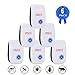 Ultrasonic Vermin Repeller - 2019 Newest Electronic Vermin Control Ultrasonic Repellent Indoor Plug and Play for Garden, Bedroom, Kitchen, Living Room Give You a Comfortable Life (6 Packs)