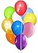 GiftExpress 100 Pcs Assorted Color Helium Latex Balloons Made in Canada
