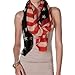 Riverberry Womens Vintage American Flag Scarf, American Flag, One Size