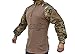 Tru-Spec Men's Regular T.R.U. 1/4 Zip Combat Shirt, Multicam/Coyote, X-Large