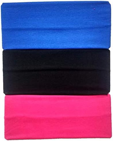 Hairmates Activity Headbands Set of 3 for Running/Jogging/Salons/Gyms/SPA/Sports/Tennis/Yoga/Aerobics