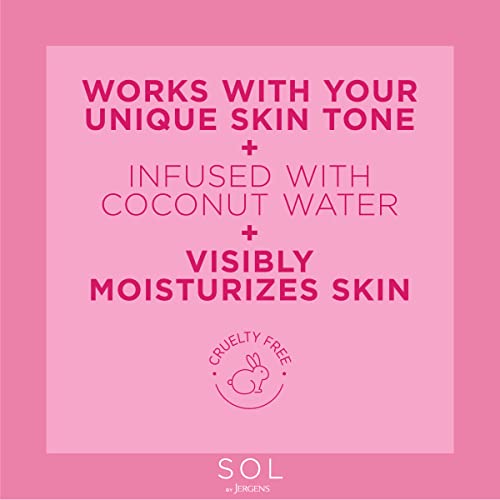 SOL by Jergens Self Tanner Body Bronzer, For All Unique Skin Tones