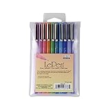 Uchida of America 4300-10C 10-Piece Le Pen Drawing Pen Set, 0.3 Point Size