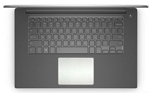 BingoBuy 5-packs Customized Free Cut Trackpad Touchpad Area Decorative Cover Skin Protector Sticker for Dell XPS 15-9550 15-9560 Precision 15-5510 M5510 (matte silver) - Thumbnail 2
