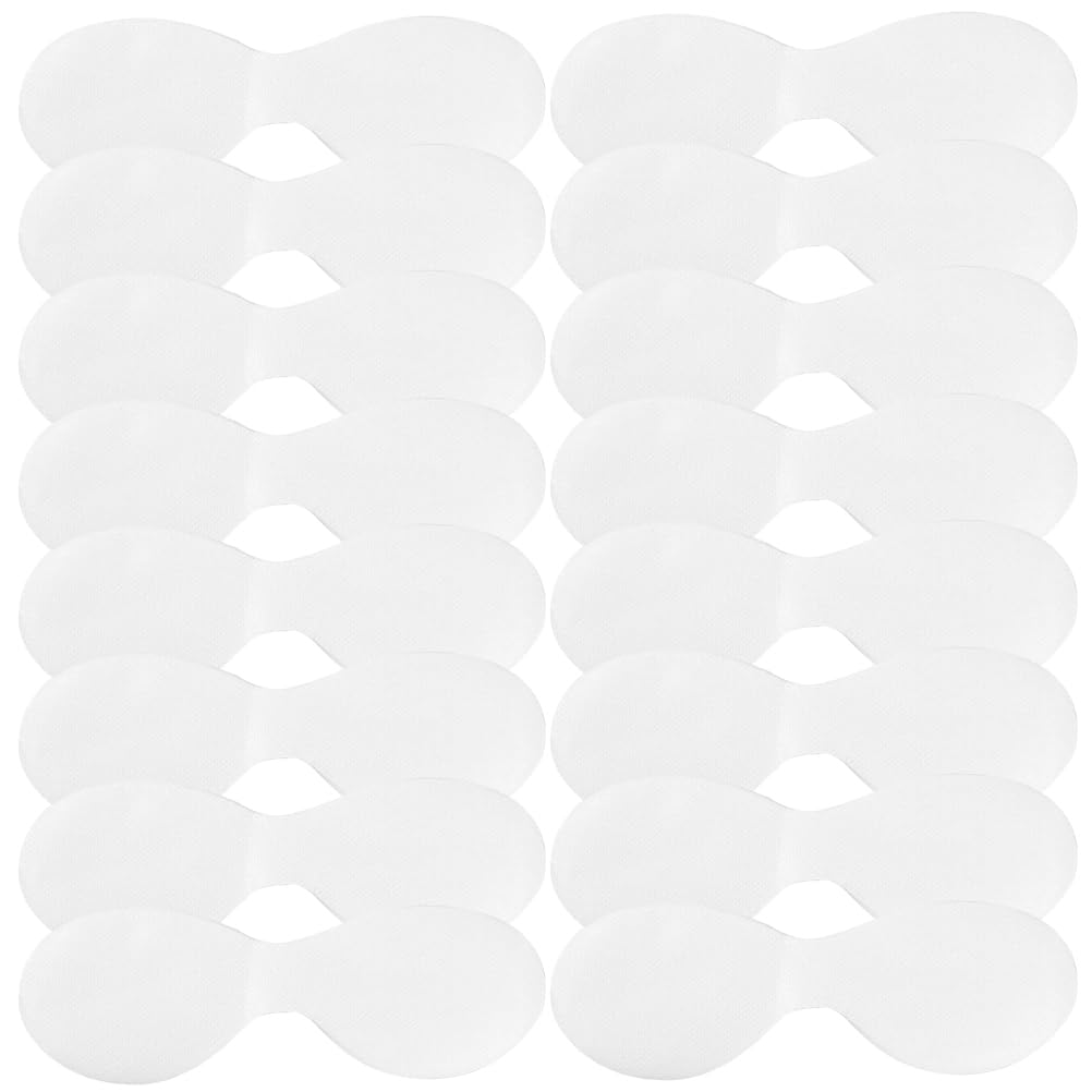 minkissy 100 Sheets Disposable Eye Pads Non Woven Cotton Disposable Eye Mask Eye Mask Paper Beauty Sheets for Skincare Spa Salon Use