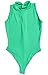 LinvMe Women's Sexy Bodysuit Thong Leotard Sleeveless Lingerie M Green