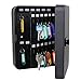 Steel Key Cabinet Security Box Wall Mount with Combination Lock and Radom Color Key Tags-Holds 24 Keys