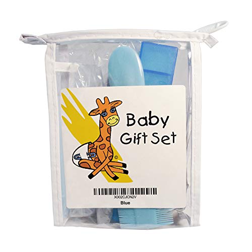 Complete Deluxe Baby Healthcare + Grooming Kit | 3X Liquid Medicine Dispensers, Hair Comb | Pill Box-Vaccination Check Sheet | Unisex, for Infant Boys + Girls | Perfect Registry-Shower Gift (Blue) - Thumbnail 6