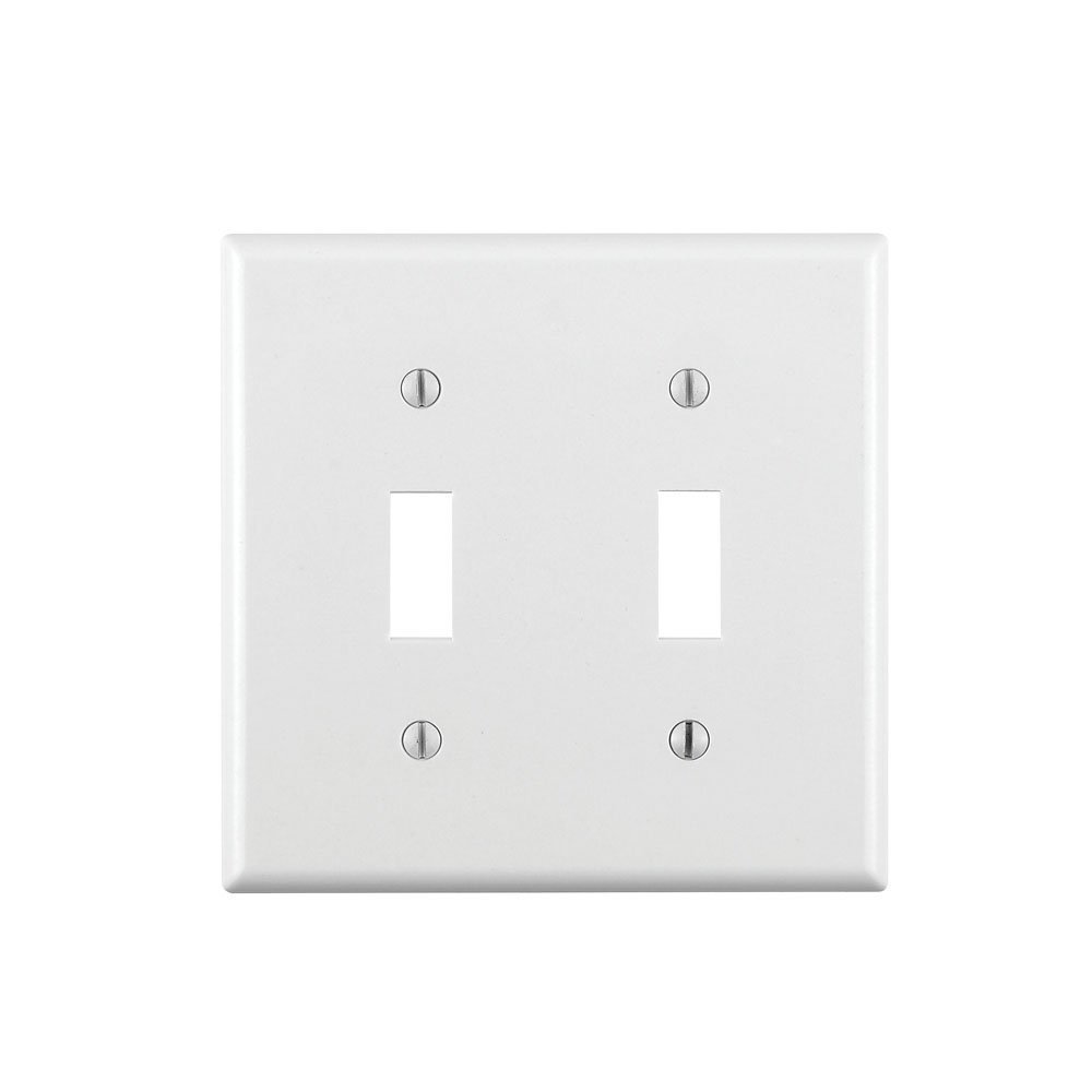 Photo 1 of Leviton Double Toggle Switch, Standard Size, 88009, White