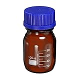 PATIKIL 100mL Reagent Media Bottle, 1Pcs Round