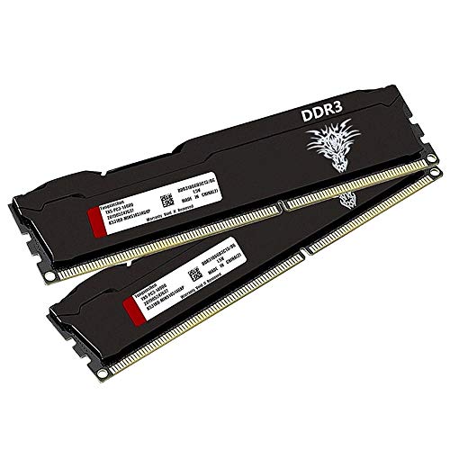 Photo 1 of Yongxinsheng DDR3 (8GBx2) 16GB Kit 1866MHz Desktop Memory (PC3-14900) CL13 240Pin 1.5V Non-ECC Unbuffered UDIMM RAM Stick Upgrade Module