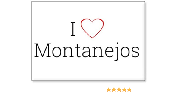 Mundus Souvenirs - Amo Montanejos, Imán para Nevera (diseño 1)