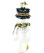 Old World Christmas Snowman with Broom Glass Blown Ornament