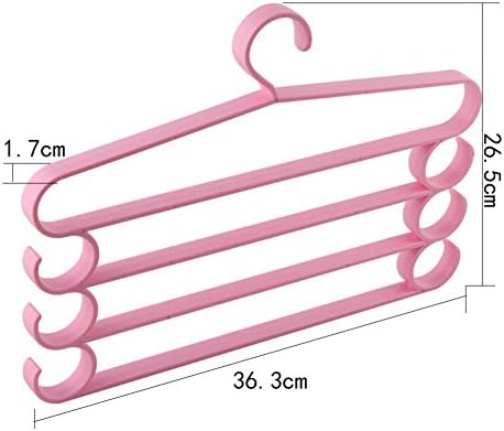 Bbdsj 1[a].versatile pants rack/anti-skidding/multi-layer pants rack/plastic/underwear/[creative]/hanger/scarf.multiple colors.pink-pink