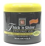 Fantasia Gel Thick 'N Shine 16 oz. Jar (3-Pack) with Free Nail File