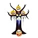 YIHONG 10 Ft Halloween Inflatables Dead Tree with Pumpkins Decorations - Blow up Party Decor for Indoor Outdoor Yard with LED Lights