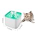 Pet Fountain, Cat Dog Water Dispenser with Pump, Healthy and Hygienic Drinking Cat Fountain Flower 2L Super Quiet Automatic Electric Water Bowl