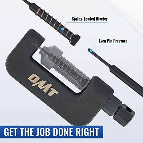 OMT Chain Breaker, 19pc Chain Brake Tool Kit with C Frame 3 Anvils 5