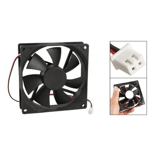 URBEST90mm x 25mm DC 12V 2Pin Cooling Fan for Computer Case CPU Cooler