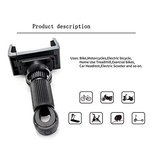 Umiwe Bike Phone Mount Bicycle Holder,Universal Cell Phone Holder for Bicycle Handlebars Compatible iPhone 8Plus/8/7Plus/7/6S,Galaxy S9/S9,S8 /S8/S7/S6 and Other Devices - Thumbnail 4