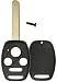 KeylessOption Just the Case Keyless Entry Remote Head Key Combo Fob Shell primary