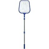 Swimline 8051SL Leaf Skimmer with 48" Adjustable Aluminum Telescopic Pole