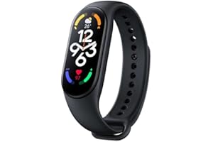 Xiaomi Mi Band 7 Activity Tracker High-Res 1.62" AMOLED Screen, Bluetooth 5.2, 120 Sports Modes, Optical Heart Rate & Blood Oxygen Sensor, 24HR Heart Rate & Sleep Monitor Smart Watch