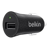 Belkin MIXIT Metallic USB Car Charger for Apple and Android Devices (2.4 Amp / 5 Watt), Black