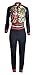 Lovaru Women's Hawaii Coconut Printing 2 Piece Jacket Suit (Large, Black 2)
