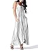 JayJay Women Casual Maxi Sleeveless Split Tie Dye Long Dress with Pocket,Black,2XL