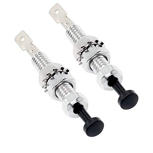 RKURCK Car Hood Door Pin Switch Adjustable Bonnet Alarm Security Light Hood Screw Universal for Car Auto Trunk Engine 2Pcs