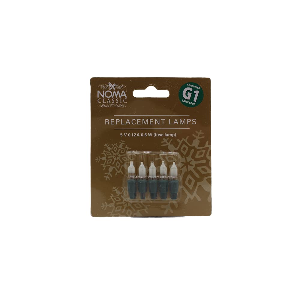 NOMA G1 Fuse Bulb Blister Card of 5
