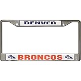 Rico Denver Broncos Chrome License Plate Frame