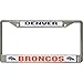 Rico Denver Broncos Chrome License Plate Frame
