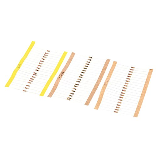 TOOGOO(R) 860pcs 1 ohm-1M ohm 1/4W Carbon Film Resistors Assortment Kit 43 Values