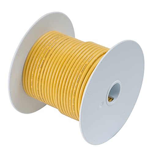 Ancor 112905 Marine Grade Electrical Tinned Copper Battery Cable (6-Gauge, Yellow, 50-Feet)