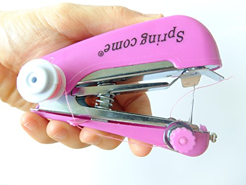Mini Handheld Sewing Machine Portable Needlework Cordless Handy Stitch Patchwork Sewing Fabric Overlock