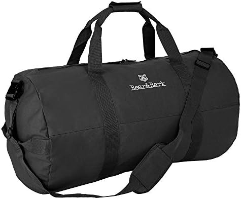Medium Duffle Bag – Black 32”x18” - 133.4L - Canvas Military and Army Cargo Style Duffel Tote for Men and Women– Gym, Hiking and Storage Shoulder Bag 1 Medium Duffle Bag – Black 32”x18” - 133.4L - Canvas Military and Army Cargo Style Duffel Tote for Men and Women– Gym, Hiking and Storage Shoulder Bag