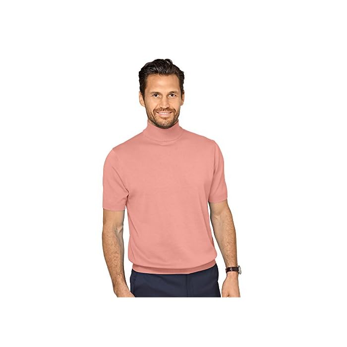 Pima Cotton Mock Neck Sweater 