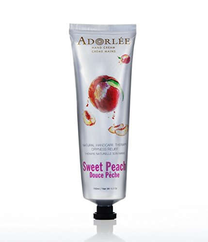 ADORLE Hand Cream, Sweet Peach, 5.2 oz.