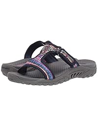 Skechers Reggae-Sequence-Sequined T-Strap Sandalia para mujer