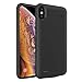iPhone XS Max Battery Case, SNSOU 5200mAh Ultra-Thin iPhone XS Max Charger Case with Kickstand Charging Case Portable Rechargeable Extended Battery Pack for Apple iPhone XS Max (6.5inch) -Black