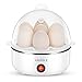 ELEHOT Egg Cooker Hard Boiled Egg Maker Boiler 7 Eggs Capacity for Hard or Soft Boiled Eggs - White
