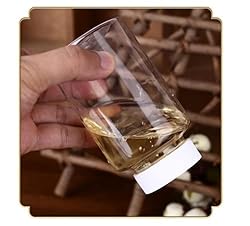 HLLMX 8 PCS Plastic Clear Empty Bottle Pill Bottle